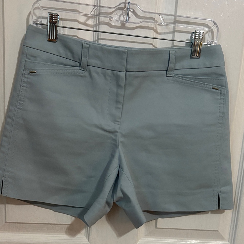 White House Black Market Light Blue Tailored Bermuda Shorts